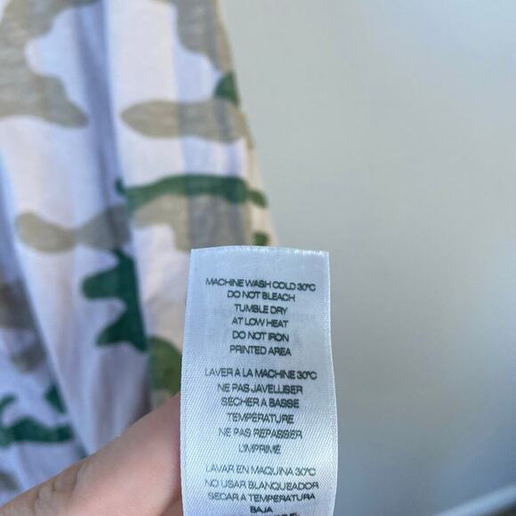 SUNDRY Camo Tank Sleeveless Racerback Midi Dress Size 0 XS Casual Summer - Picture 7 of 8